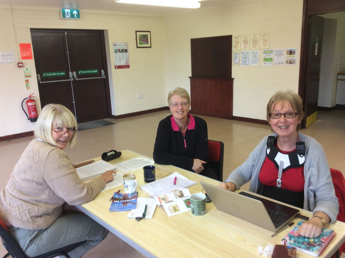 Creating the leaflet for the tapestry